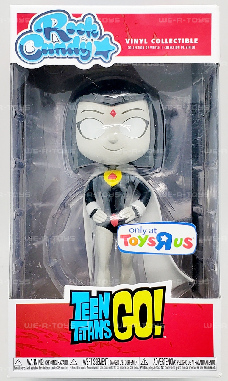 Funko Rock Candy Teen Titans Go! Raven White Vinyl Figure 21988