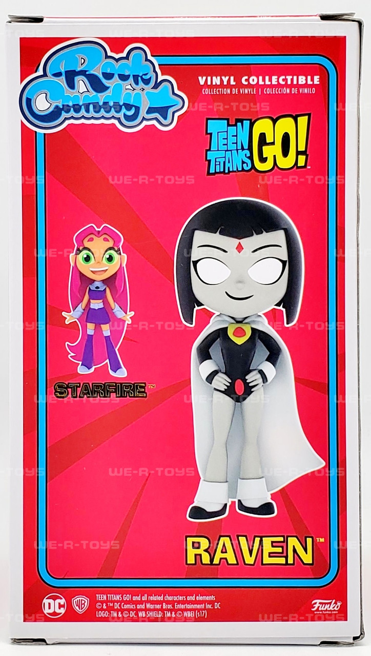 Funko Rock Candy Teen Titans Go! Raven White Vinyl Figure 21988