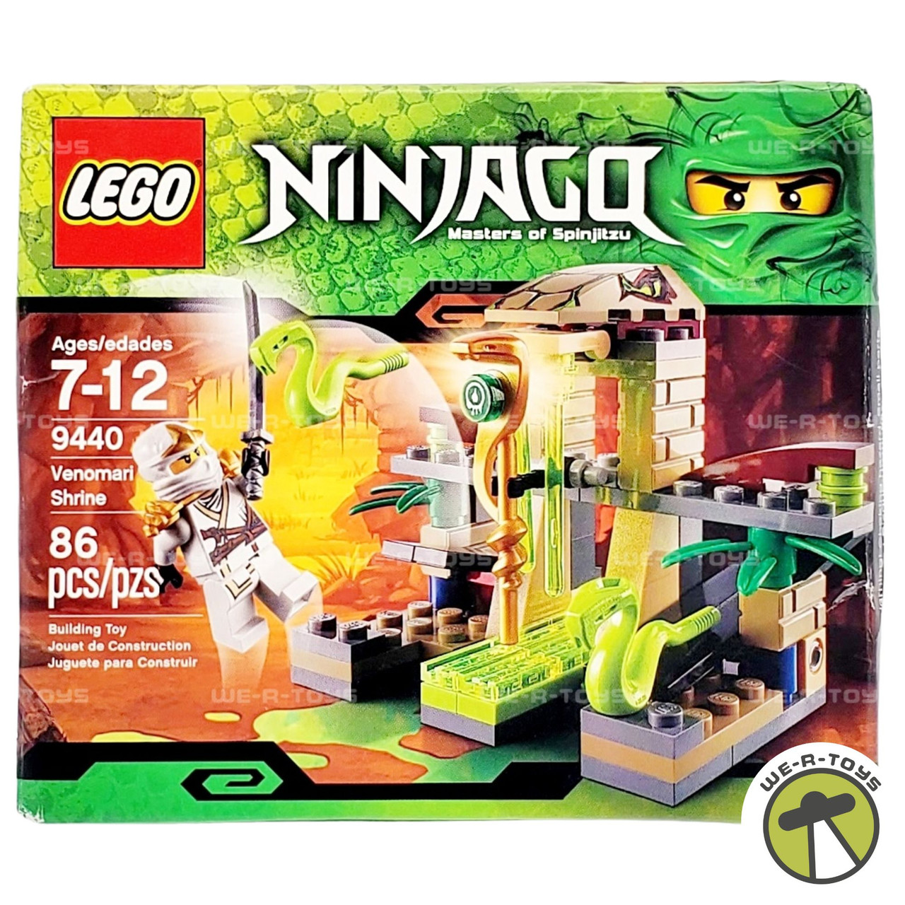 LEGO Ninjago Venomari Shrine 86 Piece Building Set 9440 - We
