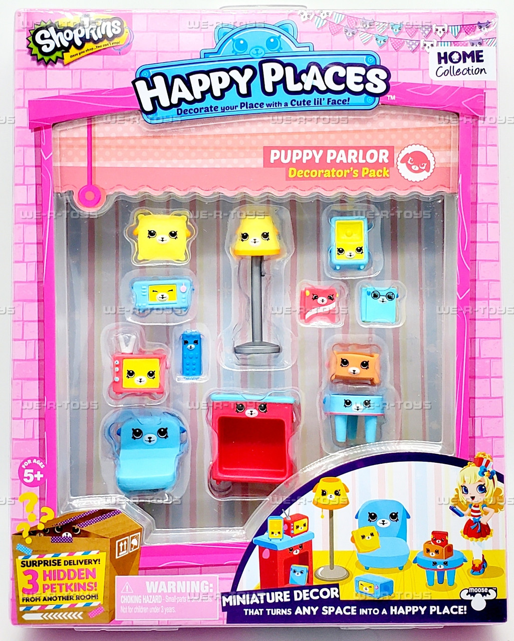 Shopkins Happy Places Puppy Parlour Decorator Pack Doll Playset