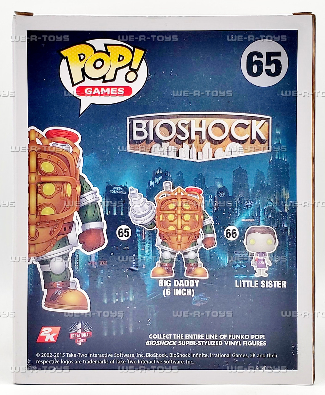Funko Pop Games 65 Bioshock Big Daddy Vinyl Figure - We-R-Toys