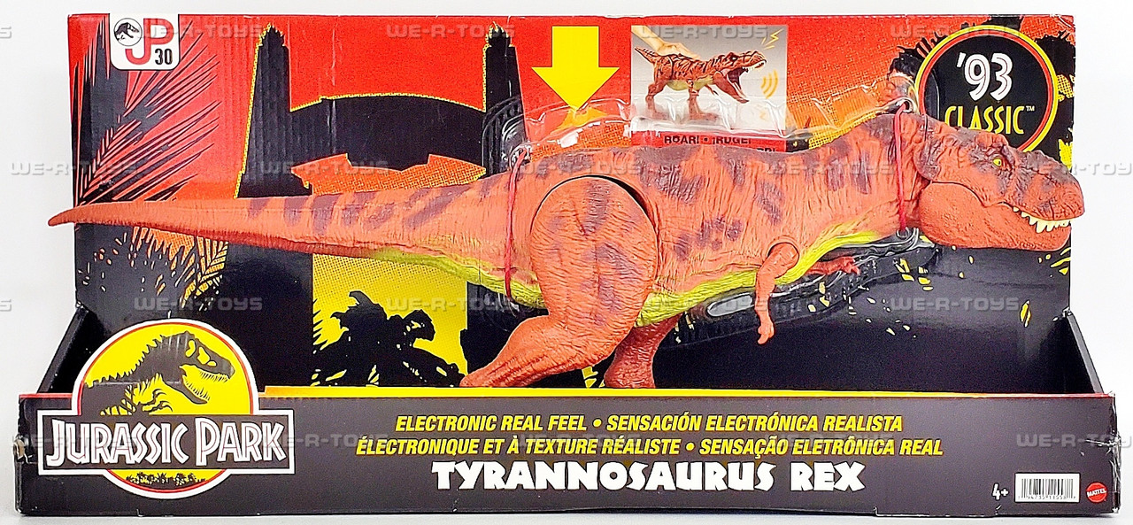Jurassic Park Electronic Real Feel Tyrannosaurus Rex Action Figure