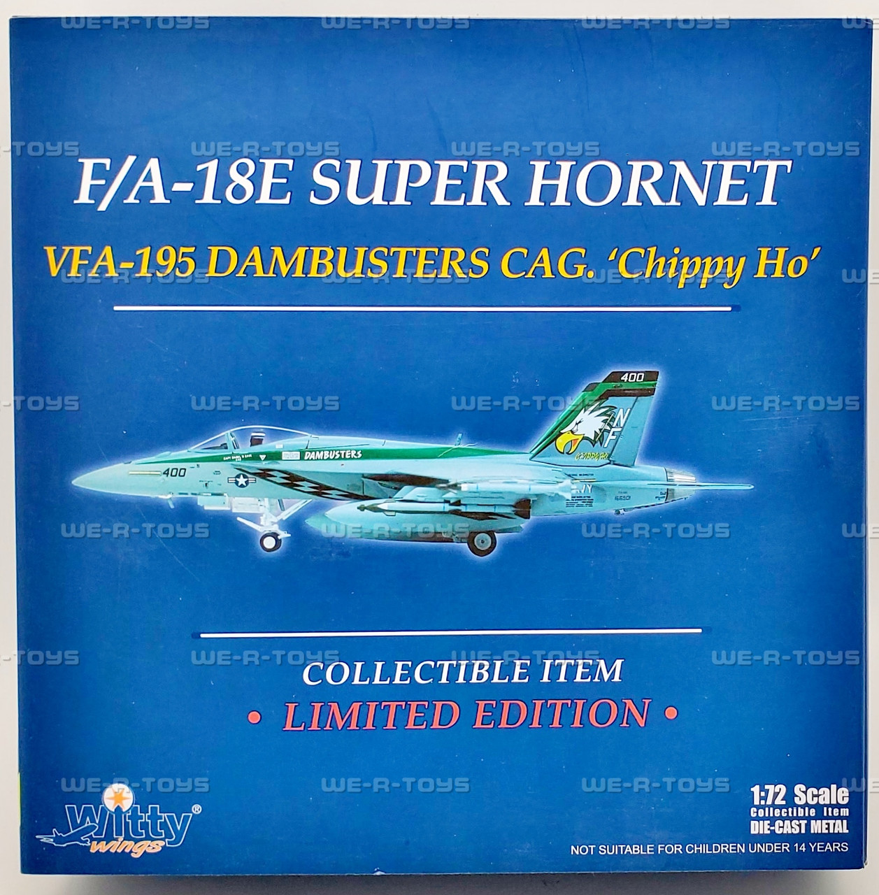 Wittywings 1/72 F/A-18E SUPER HORNET 訳あり Witty Wings F/A-18E Super Hornet VFA-195 Dambusters CAG