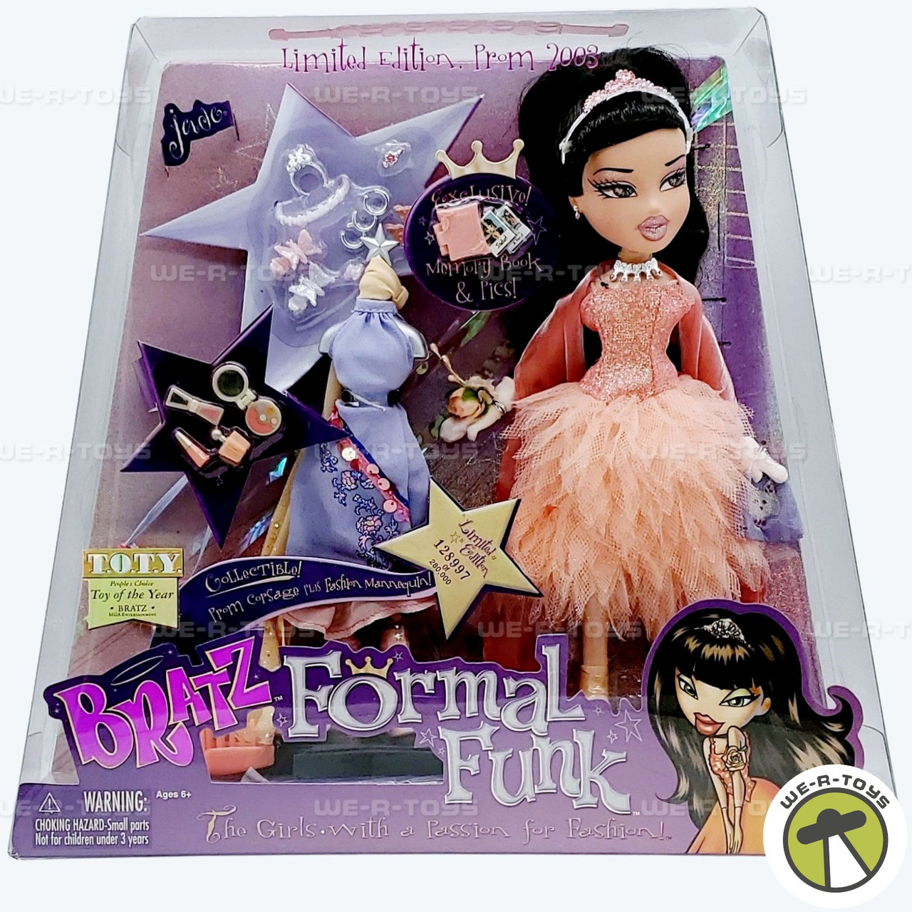 Bratz Formal Funk Jade Doll Limited Edition Prom 2003 MGA Entertainment 260431 - We-R-Toys Bratz Formal Funk Jade Doll Limited Edition Prom 2003 MGA Entertainment 260431 - We-R-Toys