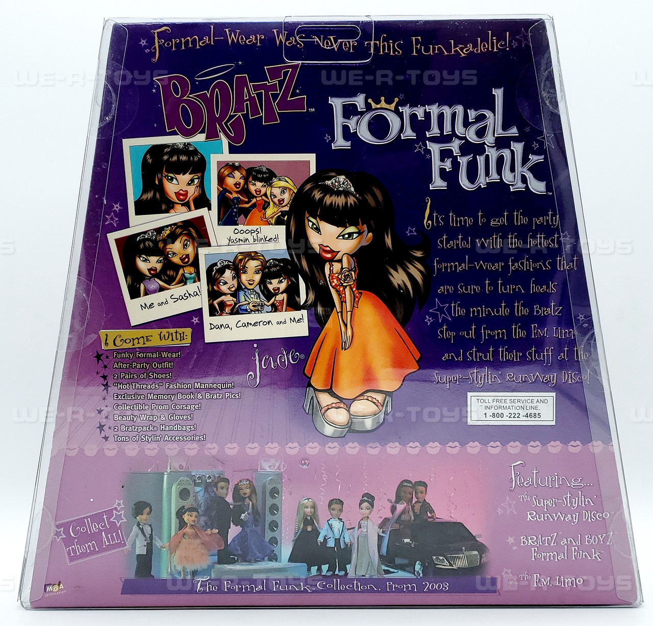 Bratz Formal Funk Jade Doll Limited Edition Prom 2003 MGA