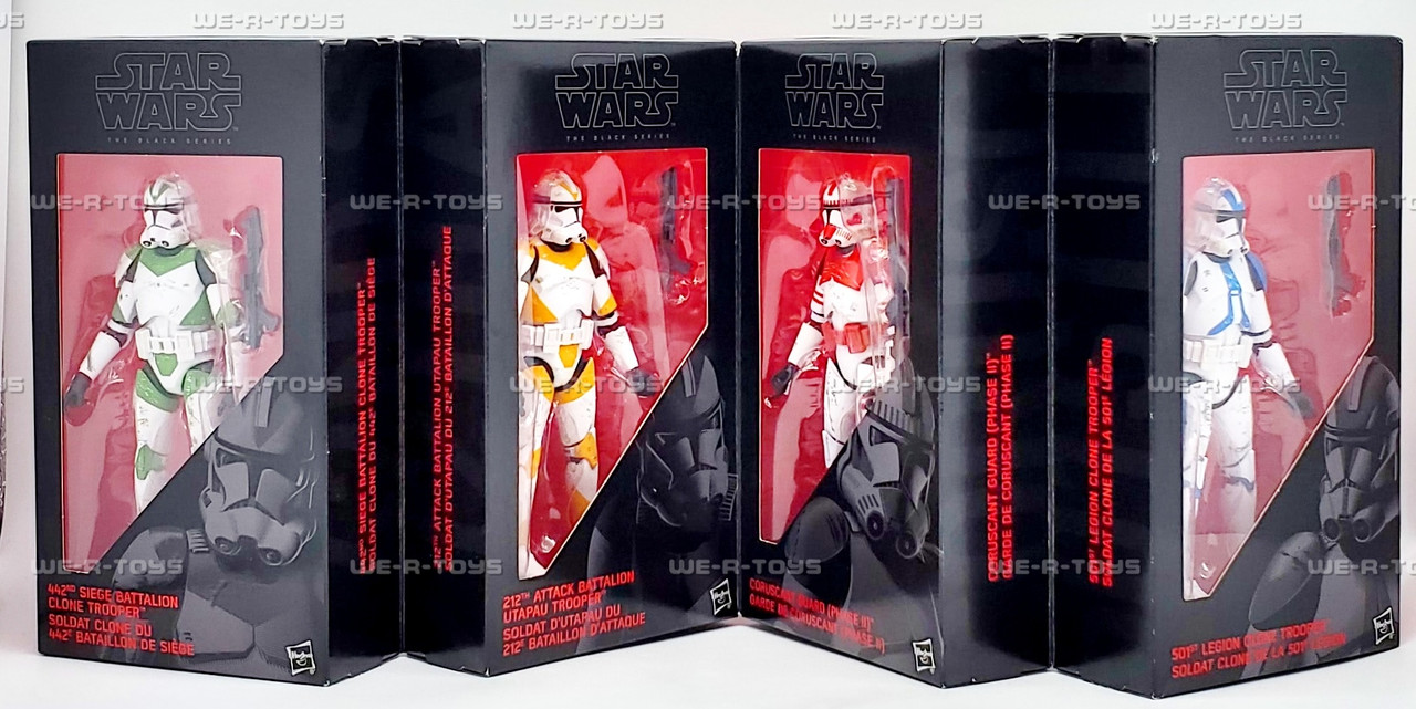 Star Wars The Black Series Clone Troopers of Order 66 Action