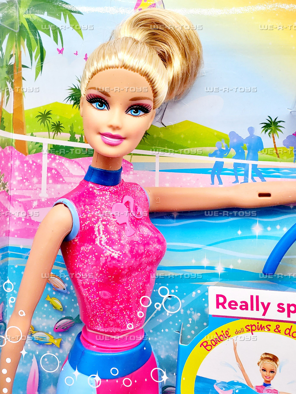 Barbie I Can Be Splash and Spin Dolphin Trainer Doll 2012