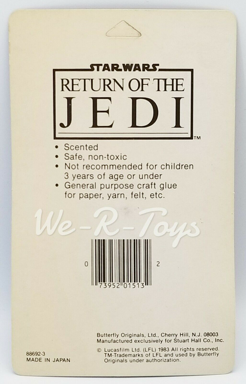 Star Wars Return Of The Jedi Scented Color Craft Glue 1983 Butterfly  Originals Toys Dolls & Action Figures etna.com.pe