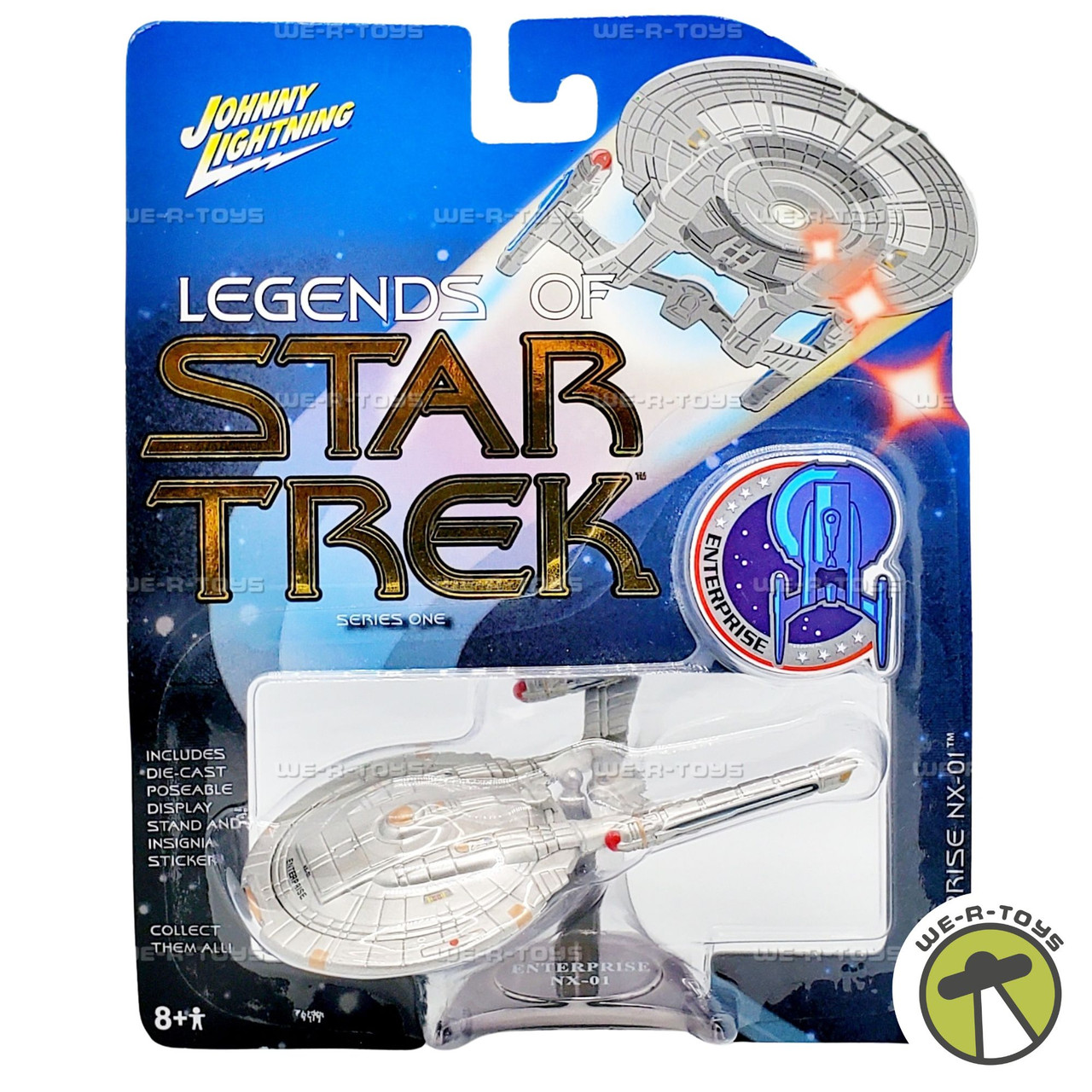 Johnny Lightning Legends of Star Trek Series One Enterprise NX-01