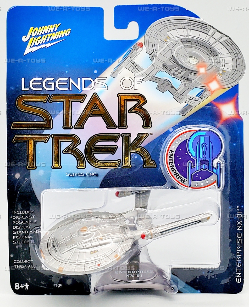 Johnny Lightning Legends of Star Trek Series One Enterprise NX-01