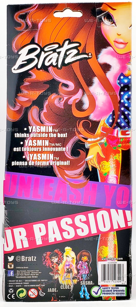 ＊＊＊ Bratz Yasmin Doll Taller Unleash Your Passion MGA Entertainment