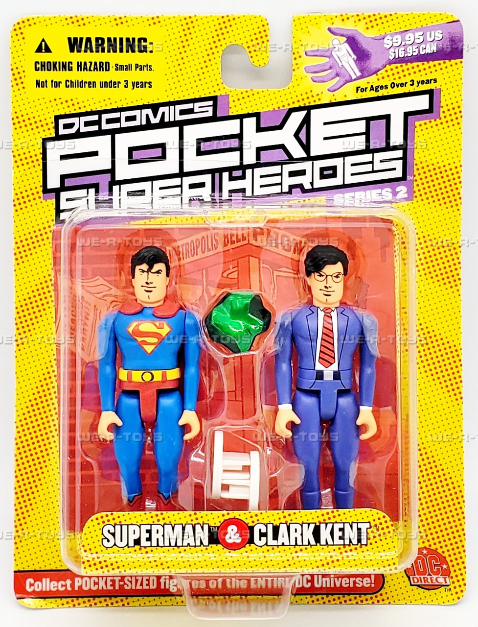 DC Comics Pocket Super Heroes Series 2 Superman & Clark Kent