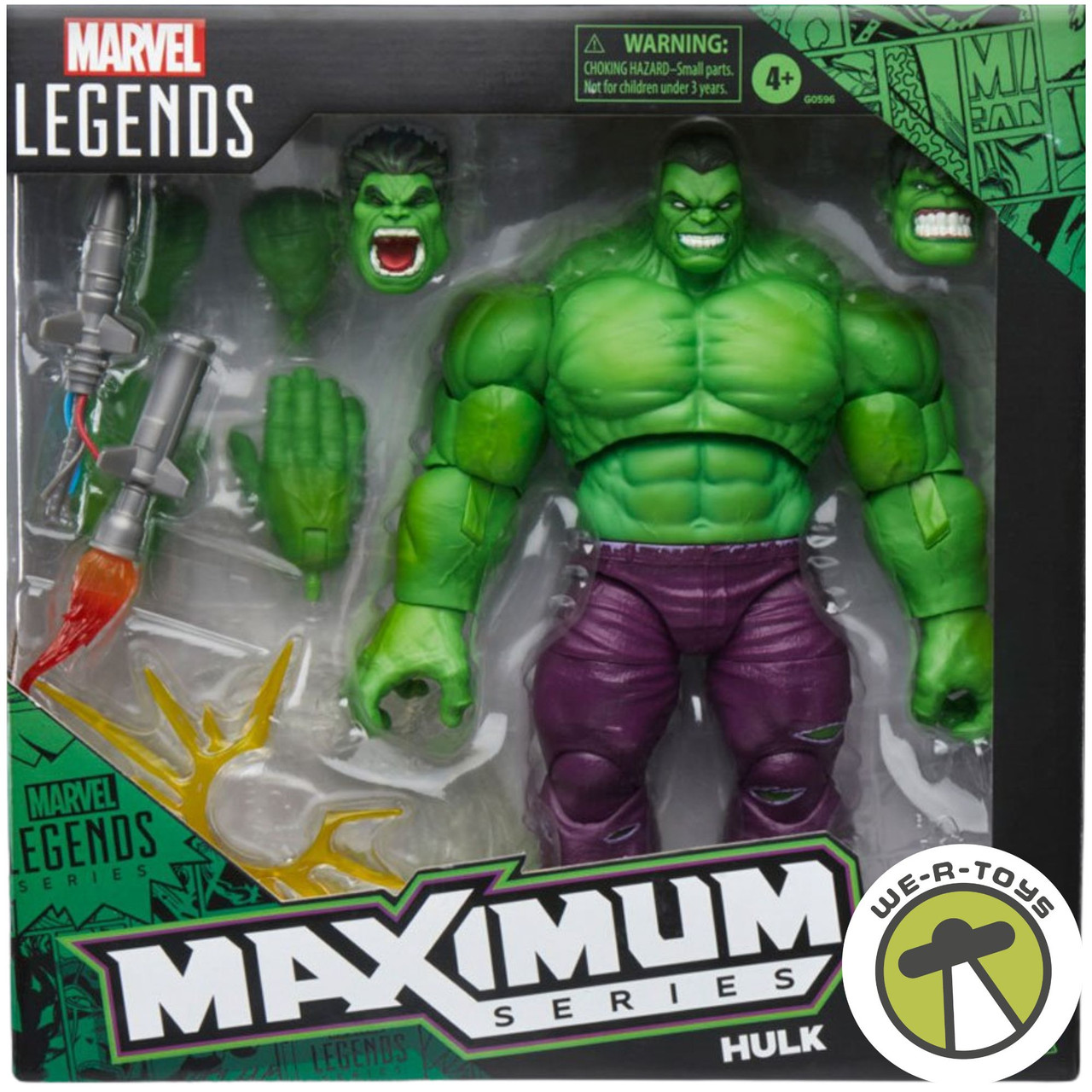 Marvel Legends Maximum Series Hulk 6 Inch Action Figure with