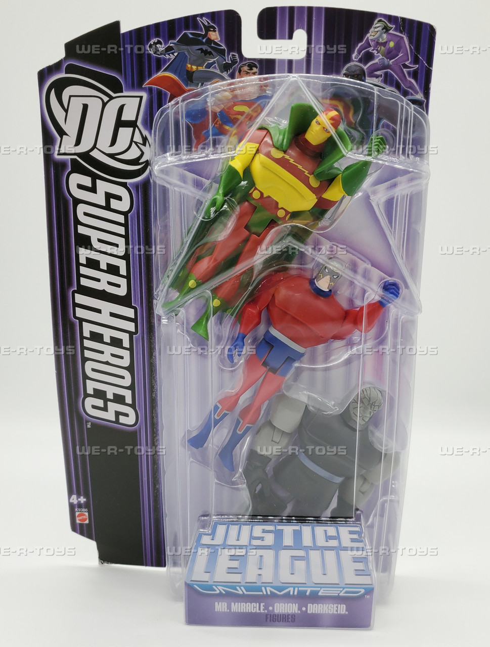 DC Justice League Mr Miracle, Orion, Darkseid Figures 2007 Mattel