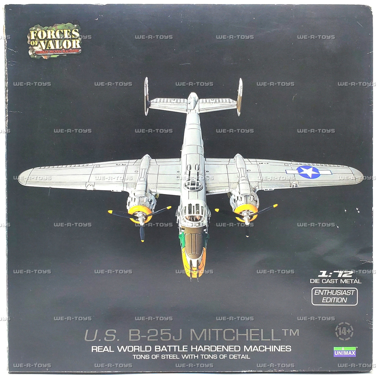 Forces of Valor U.S. B-25J Mitchell 1:72 Scale Vehicle 2013 Unimax