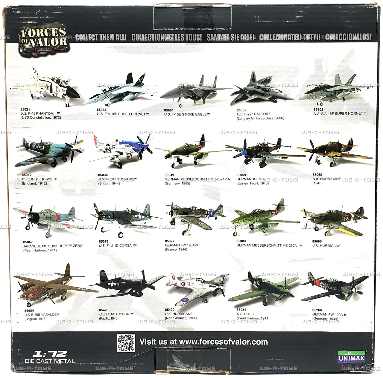 Forces of Valor U.S. B-25J Mitchell 1:72 Scale Vehicle 2013 Unimax