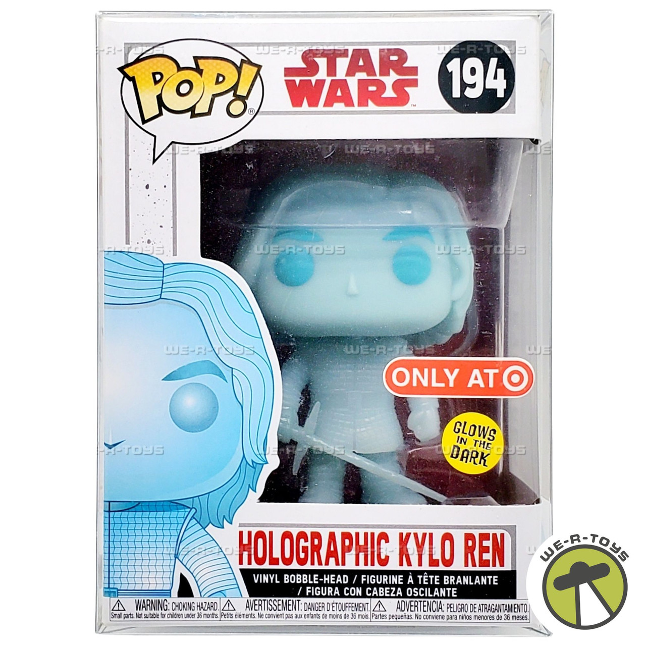 Funko POP Star Wars Holographic Kylo Ren 194 Vinyl Bobble Head 