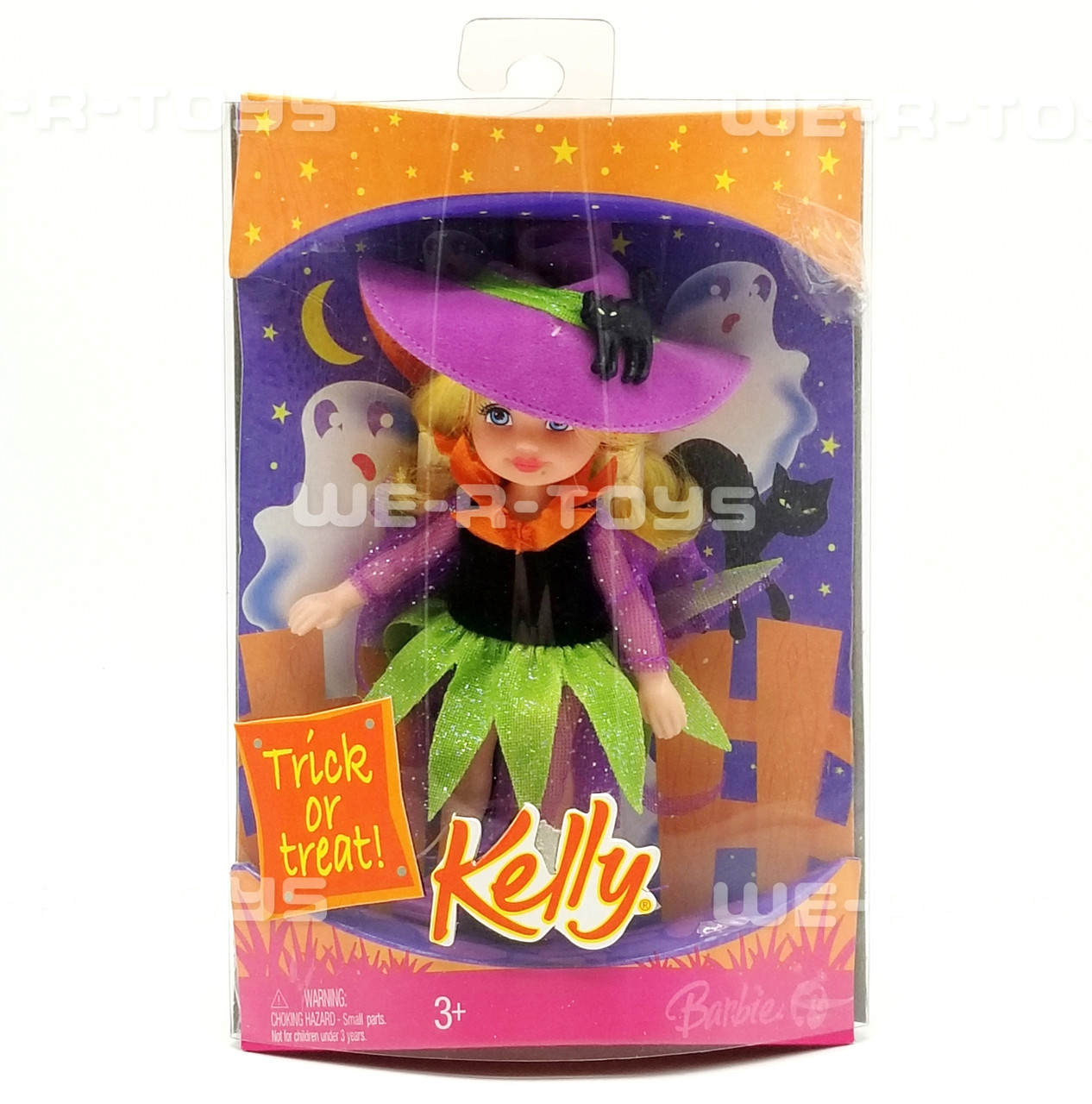 Barbie Kelly Trick or Treat! Doll Halloween Witch 2008 Mattel No. M3519 NRFP