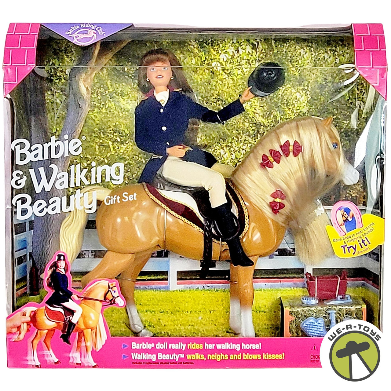 バービーBarbie & Walking Beauty GiftSet Barbie Riding Club Barbie Doll & Walking Beauty Horse