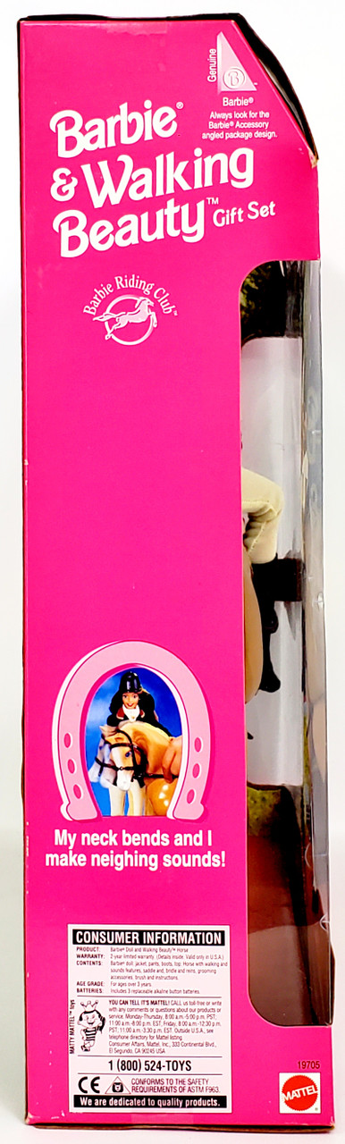 バービーBarbie & Walking Beauty GiftSet Barbie Riding Club Barbie Doll & Walking Beauty Horse