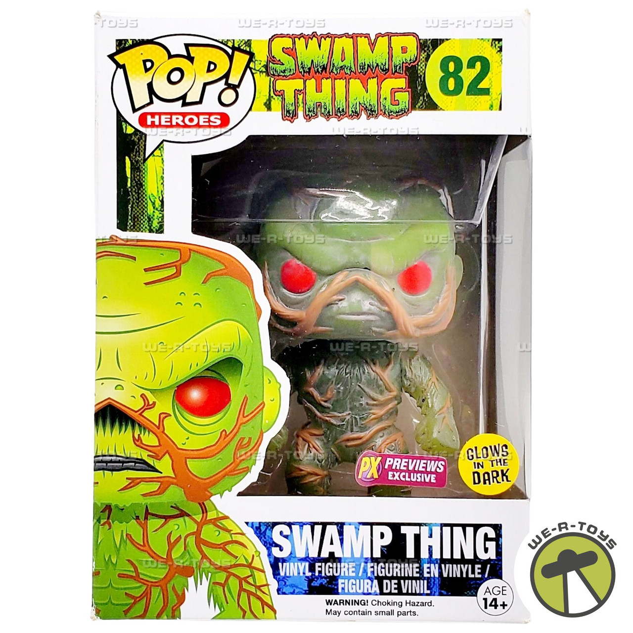 Funko POP Heroes Swamp Thing Vinyl 82 Glow in The Dark Vinyl