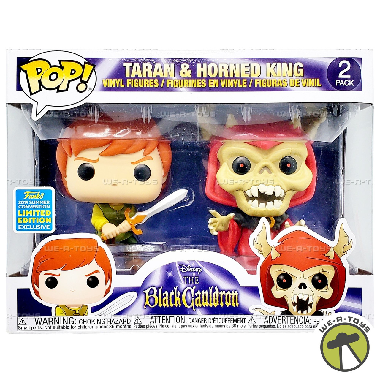 Funko POP Disney The Black Cauldron Taran and Horned King Vinyl