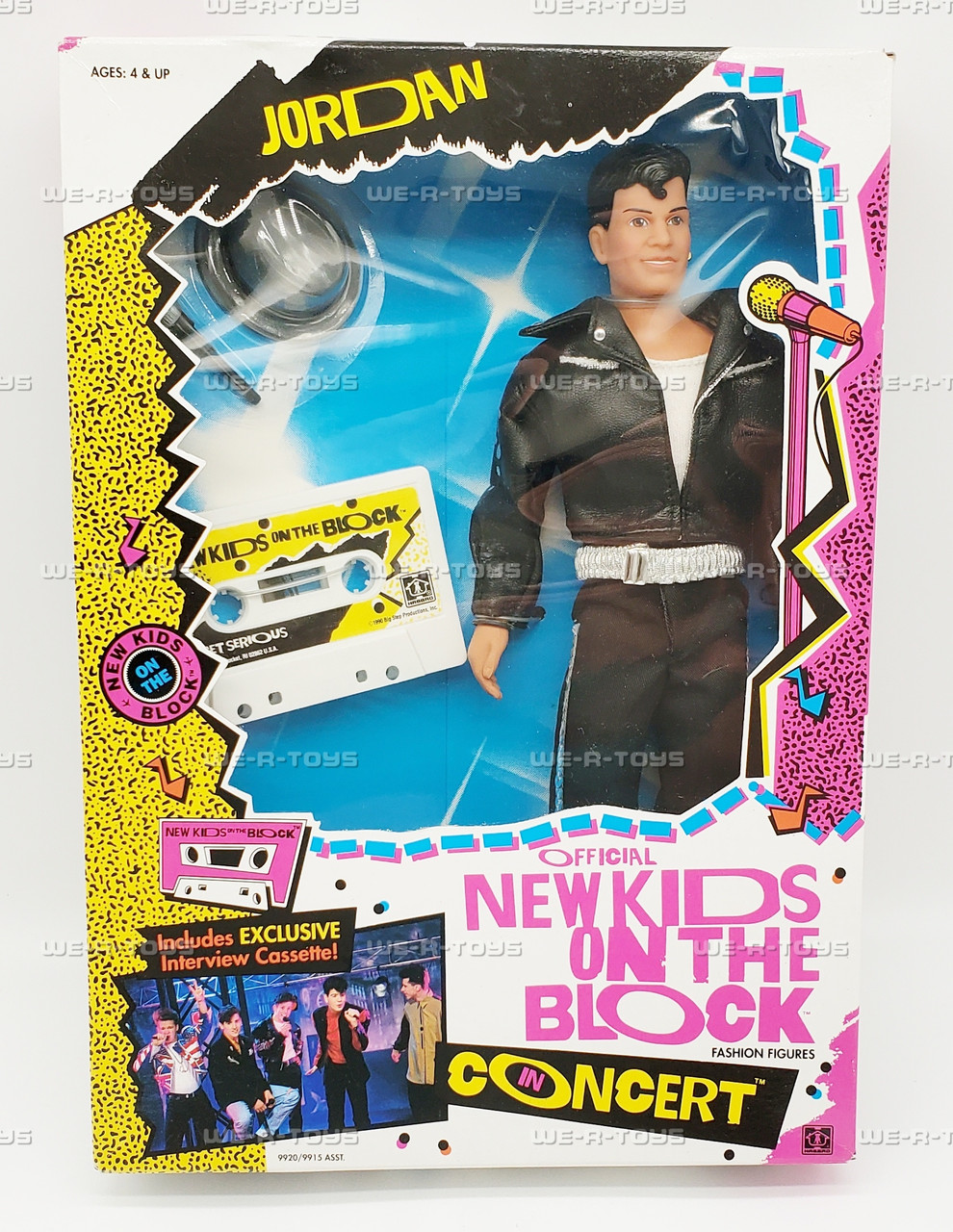 New Kids on the Block Jordan Doll 1990 Hasbro 9920 New - We-R-Toys
