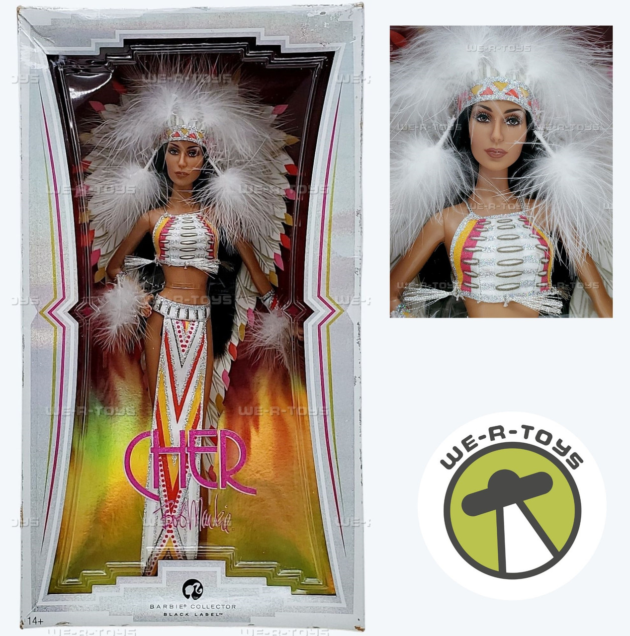 70s Cher Bob Mackie Barbie Doll 2007 Mattel Black Label L3548 - We