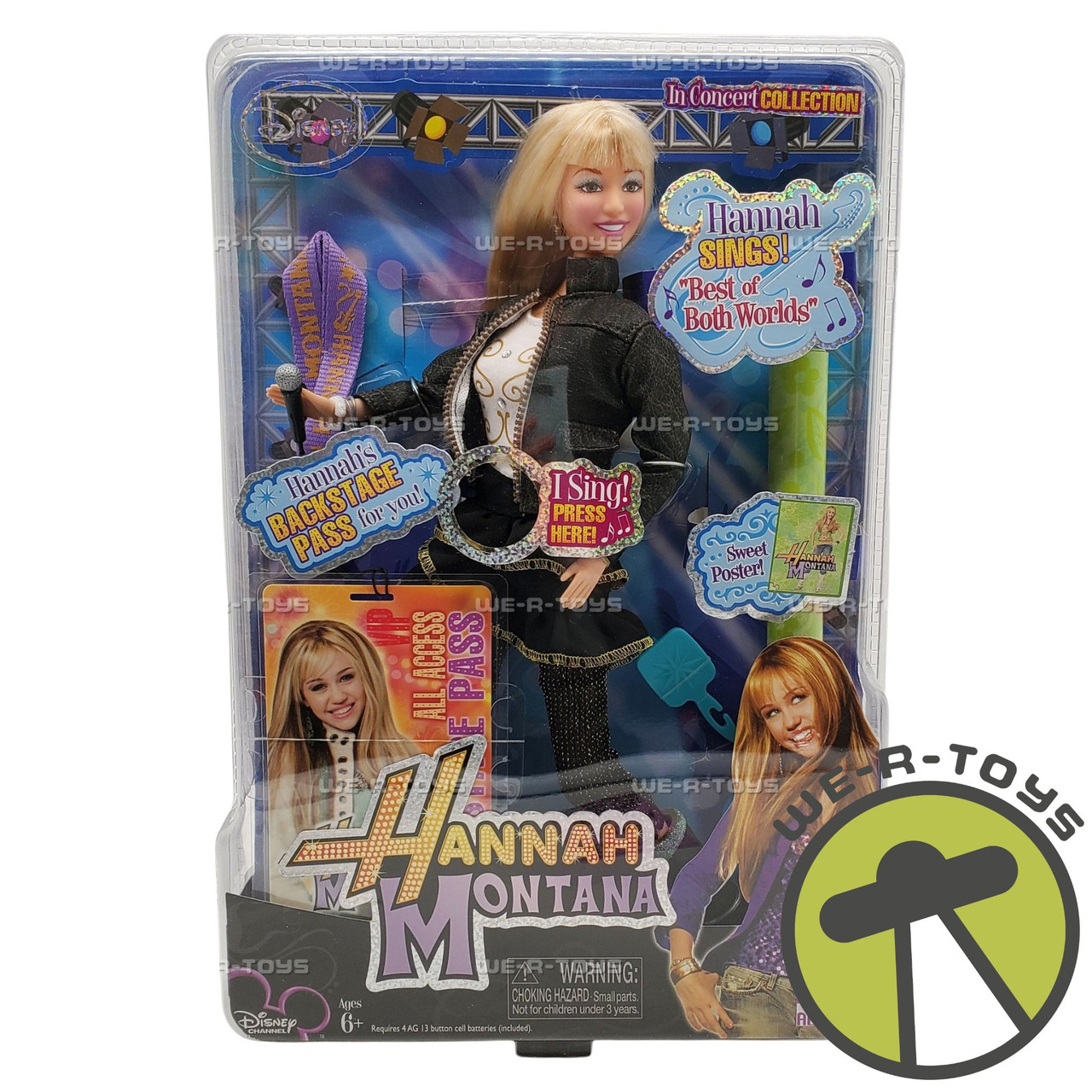 Disney Hannah Montana In Concert Collection Doll 2007 Play Along