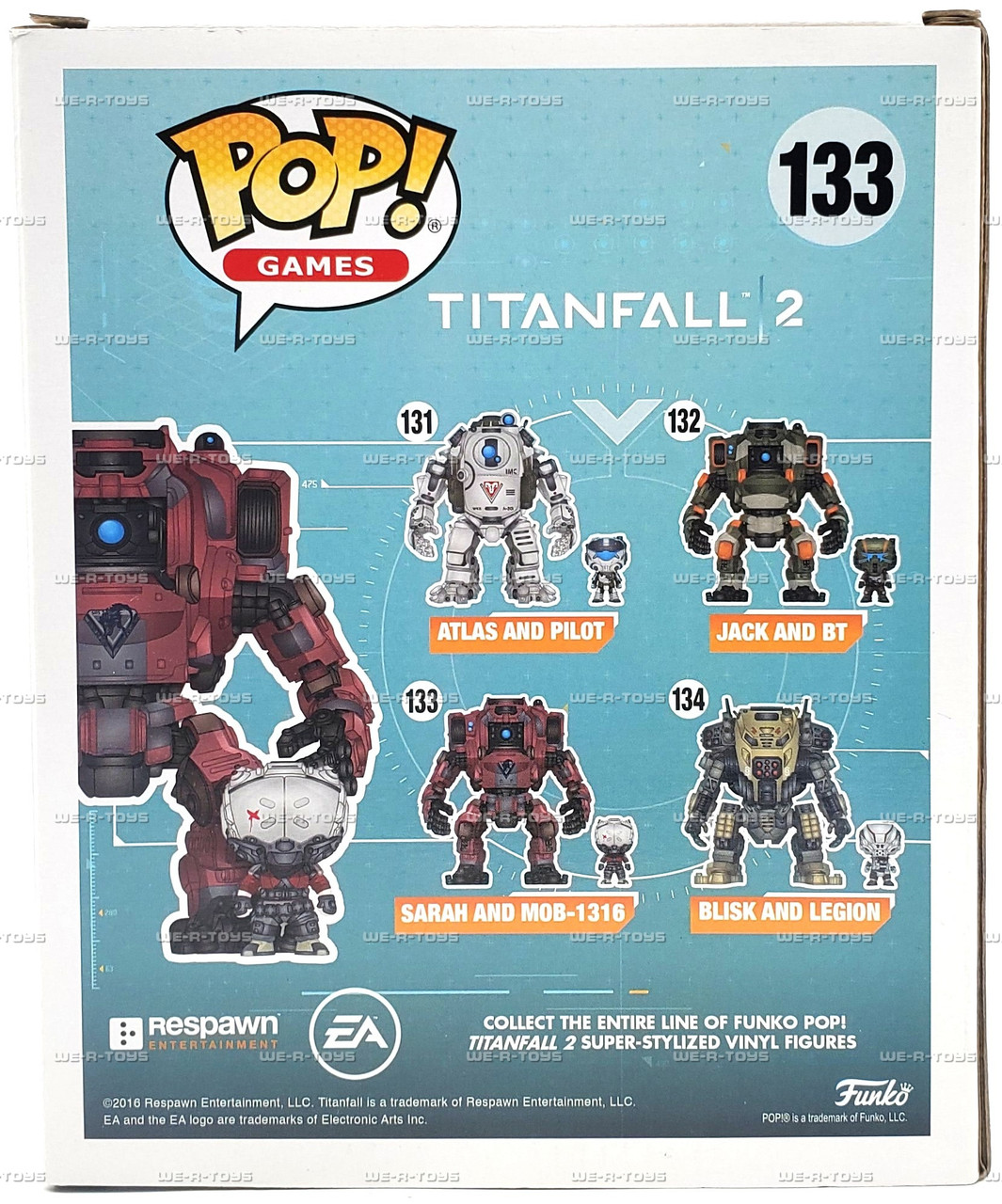 Pop Games Titanfall 2 Sarah and Mob-1316 Vinyl Figures 2016