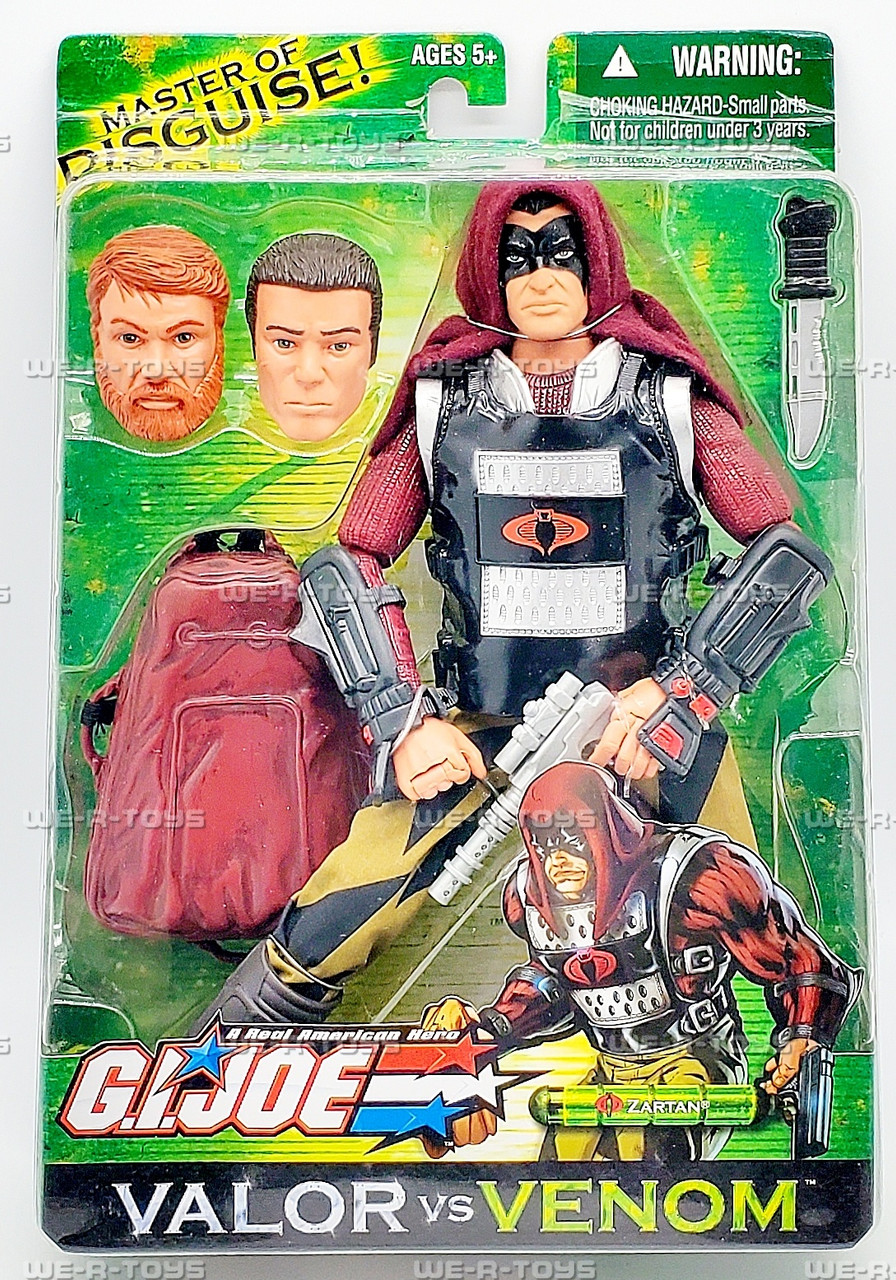 G.I. Joe Valor vs Venom Zartan Action Figure 2003 Hasbro 50900