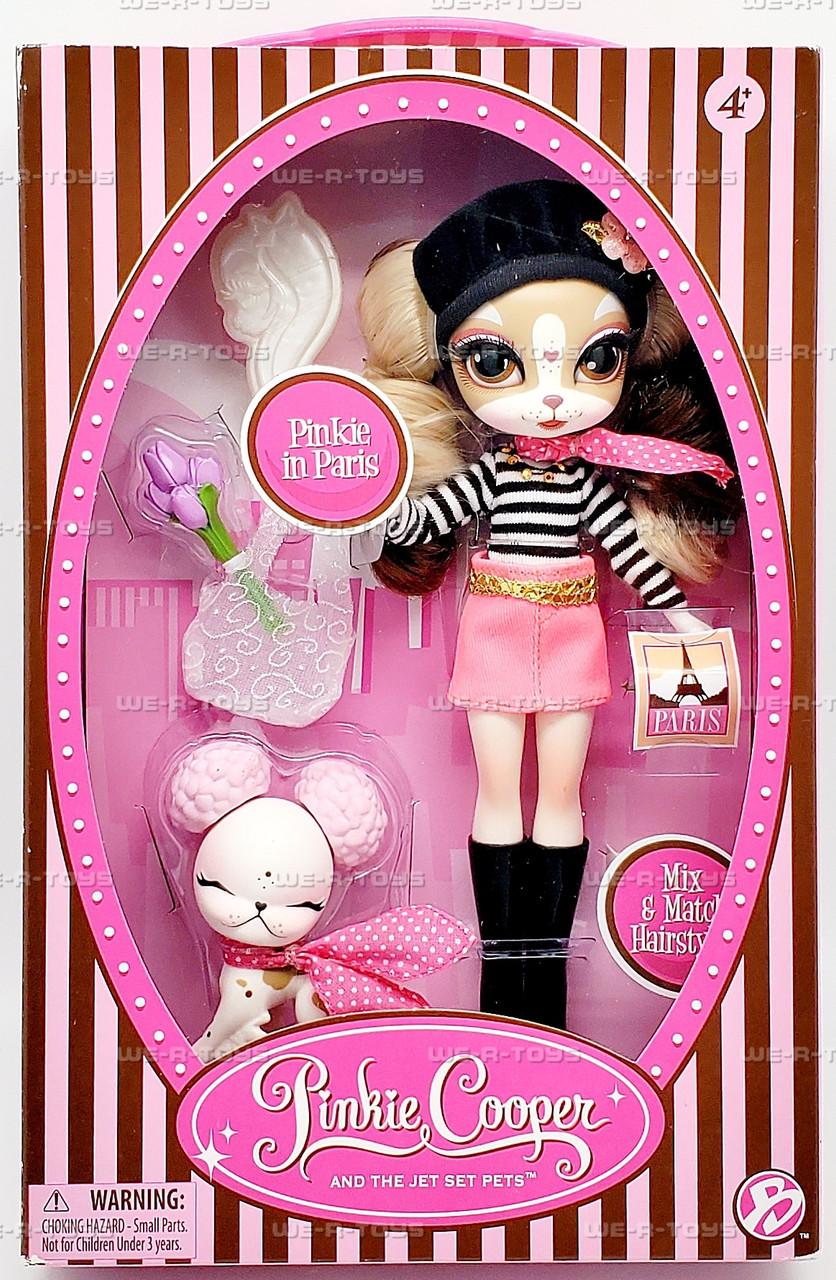 Pinkie Cooper and the Jet Set Pets Pinkie in Paris Doll 2013