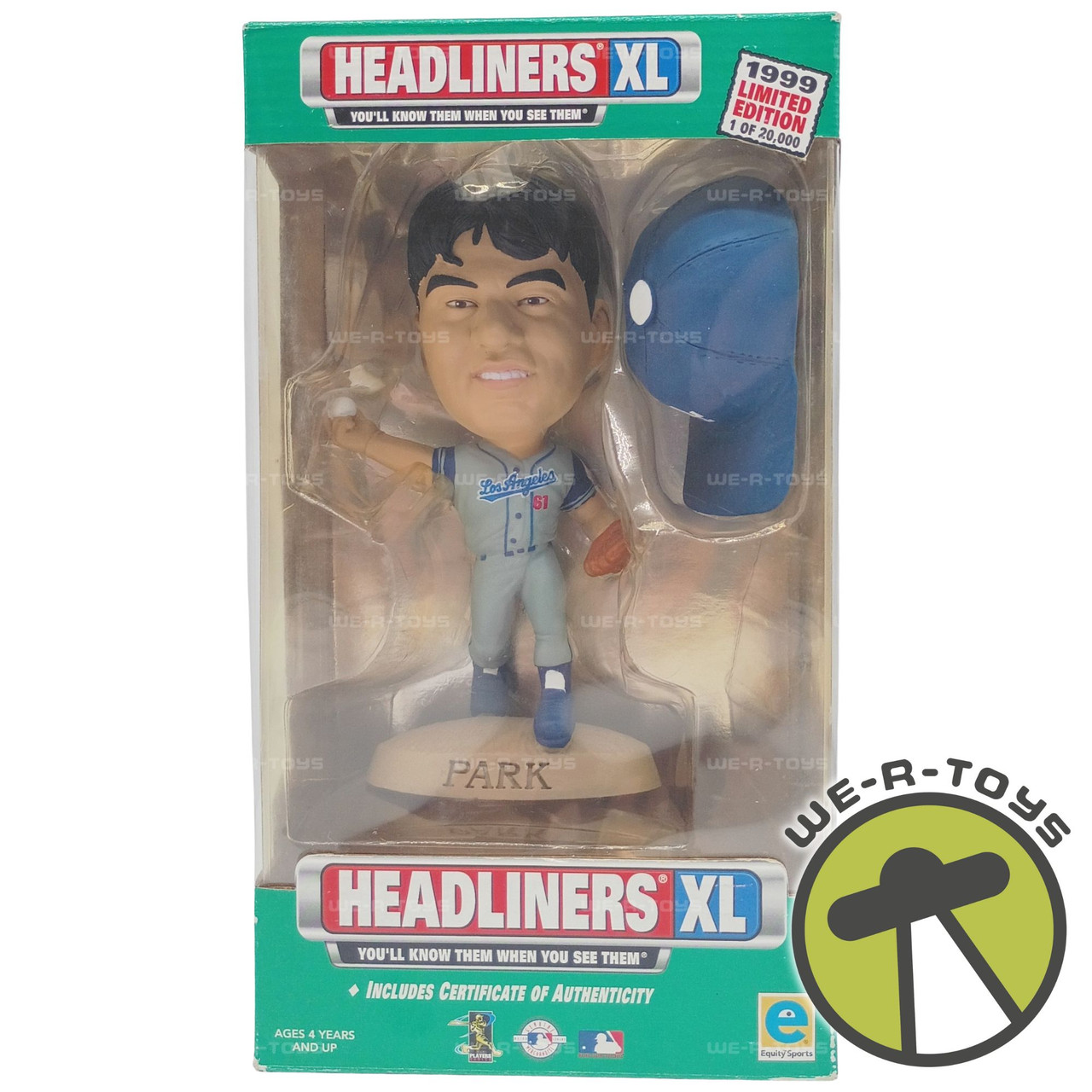 Headliners XL MLB Chan Ho Park #61 Los Angeles Dodgers Figure 1999