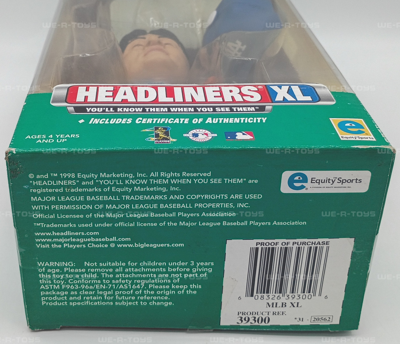 Headliners XL MLB Chan Ho Park #61 Los Angeles Dodgers Figure 1999
