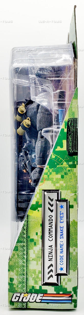 G.I. Joe Ninja Commando Code Name Snake Eyes Action Figure 2008