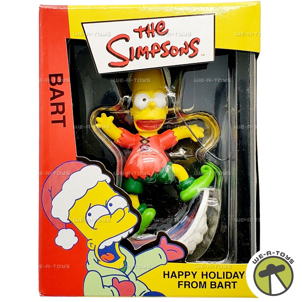 The Simpsons Happy Holidays From Bart 2003 Xmas Ornament American