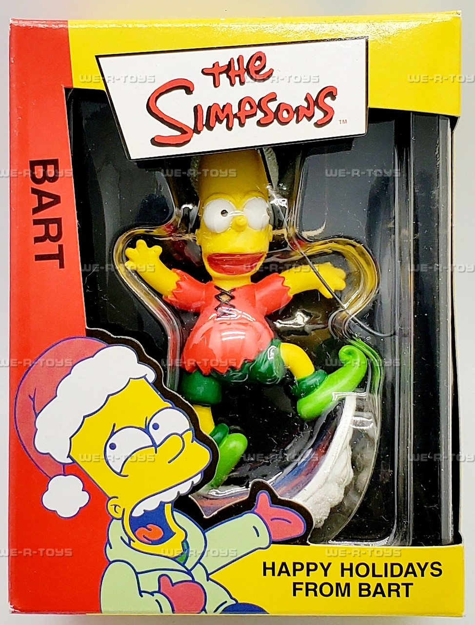 The Simpsons Happy Holidays From Bart 2003 Xmas Ornament American