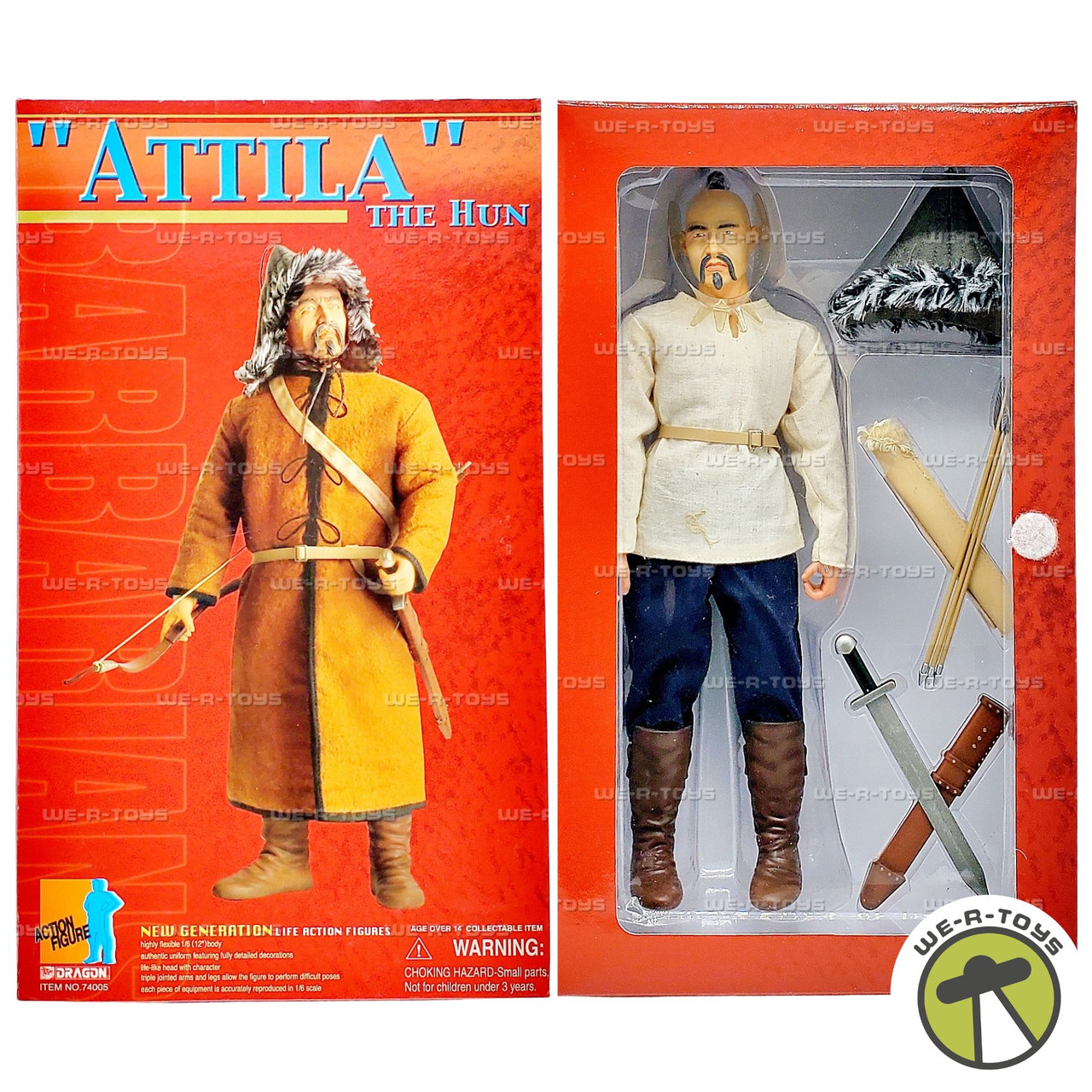 Attila the Hun Action Figure Dragon 74005 - We-R-Toys