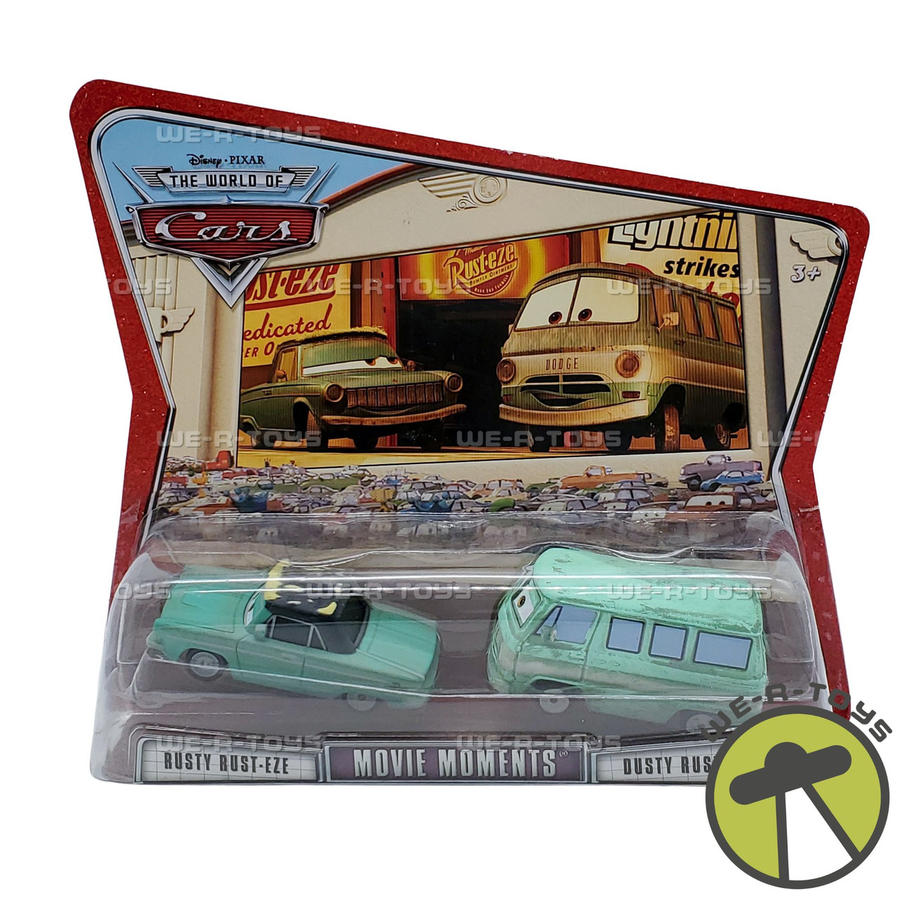 カーズ DUSTY AND RUSTY RUST-EZE ムービーモーメント Amazon.com: Disney Cars Toys Cars Movie Moments: Rusty & Dusty