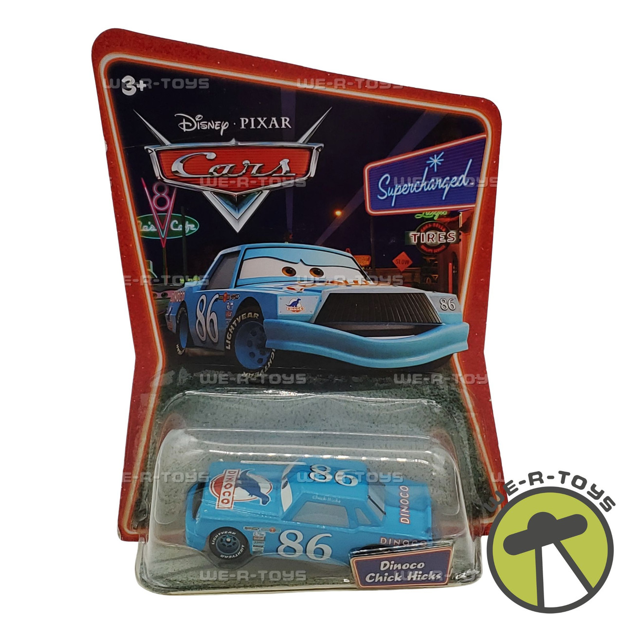 Disney Pixar Supercharged Dinoco Chick Hicks 2006 Mattel