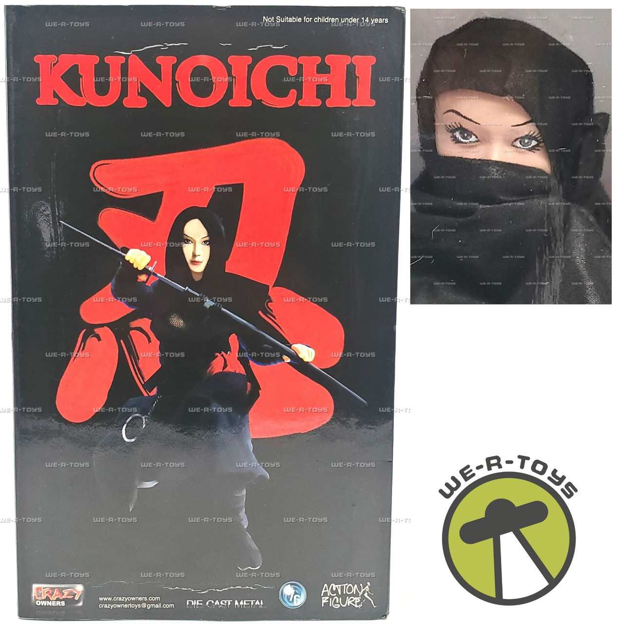 Crazy Owners Kunoichi Yukie 1/6 Scale Die Cast Metal Action Figure