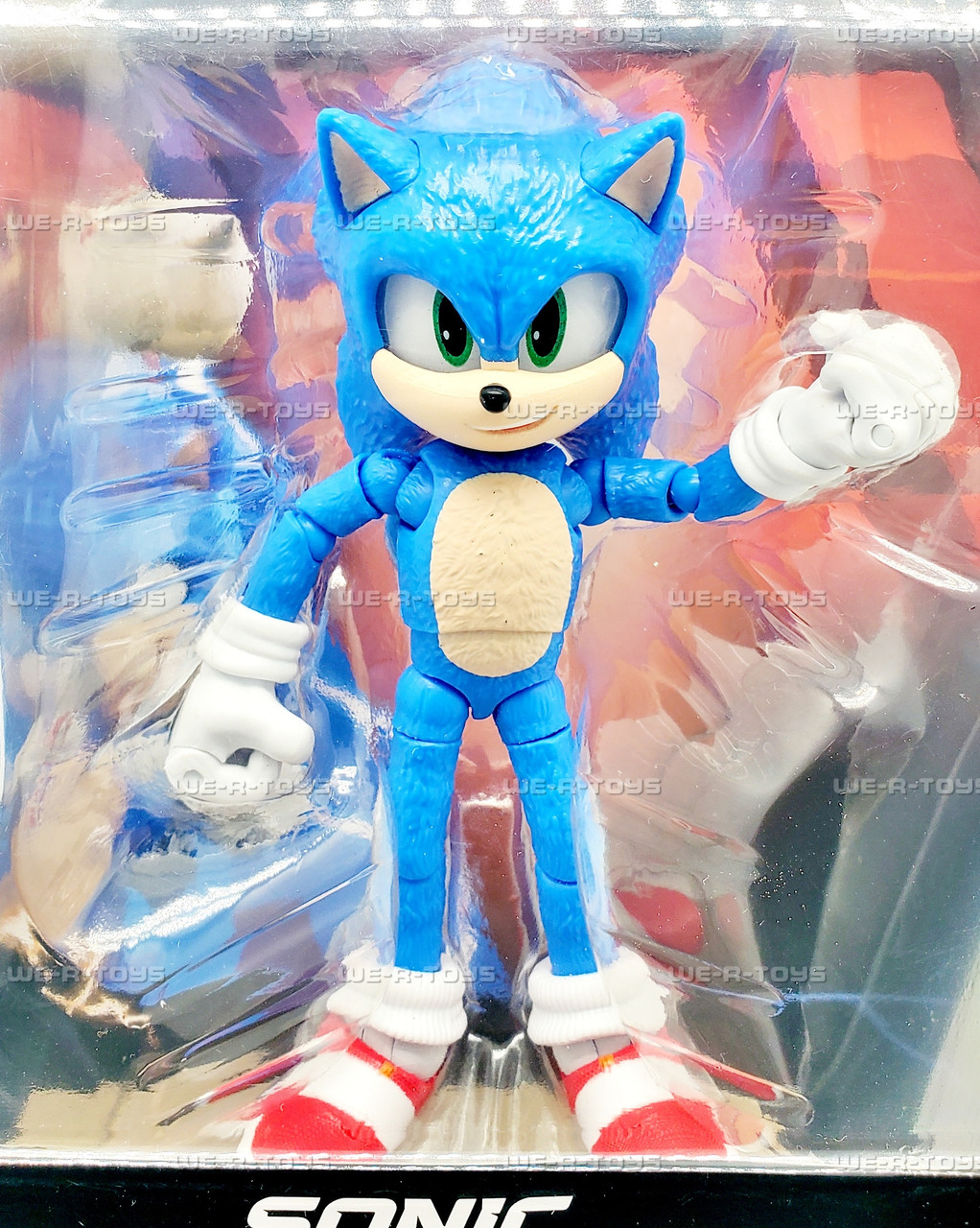 Sonic the Hedgehog 3 Sonic Action Figure 2024 Jakks Pacific 42397