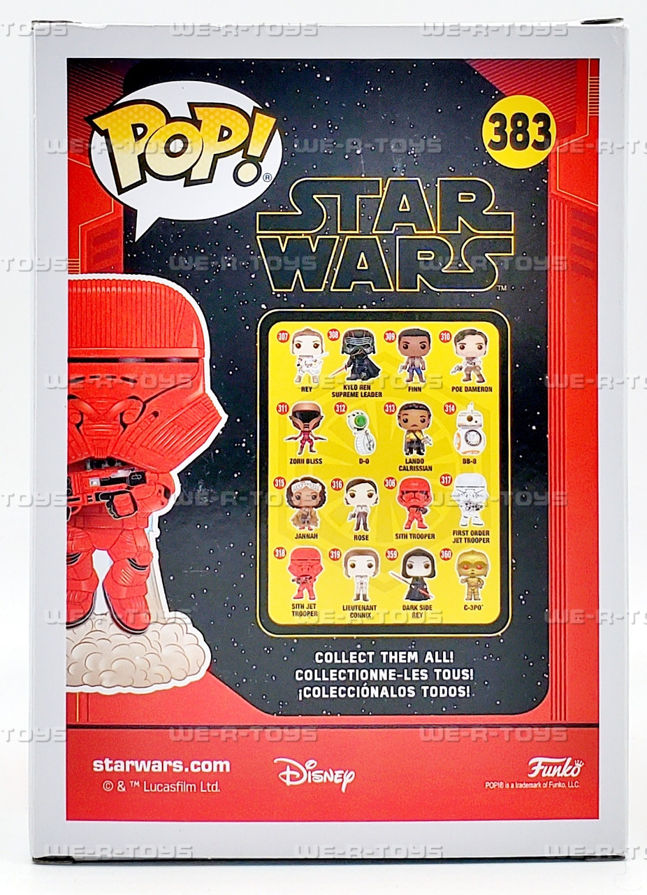 Funko POP Star Wars Rise of Skywalker Sith Jet Trooper 383
