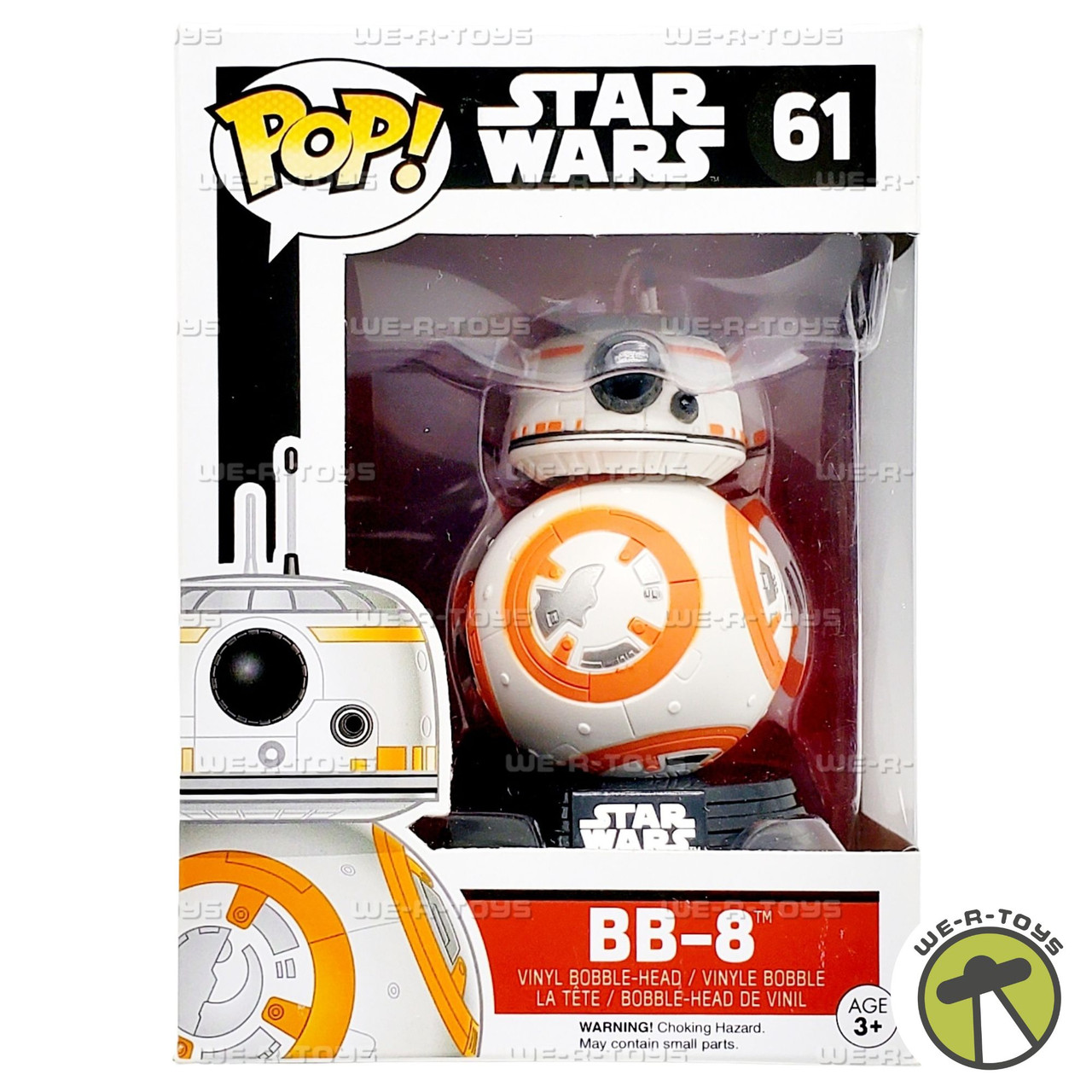Funko POP Star Wars BB-8 61 Vinyl Bobble Head Figure - We-R-Toys