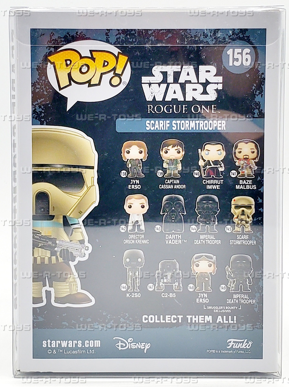 FunkoPop！156 SCARIF STORMTROOPER 限定版 Amazon.com: Funko POP Star Wars Rogue One Scarif