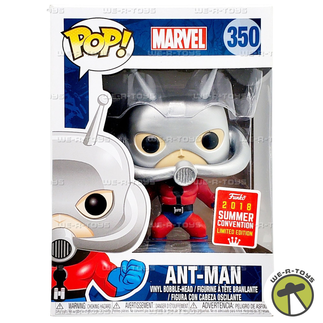 その他 Funko Ant-Man #350 2018 SDCC Exclusive Funko Pop! Vinyl Marvel 350 Ant-Man classic costume 2018