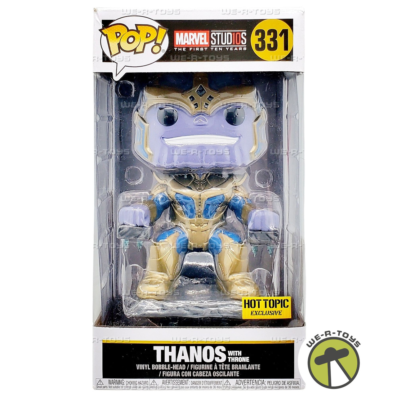 Funko POP Marvel Thanos on Throne 331 Vinyl Figure - We-R-Toys