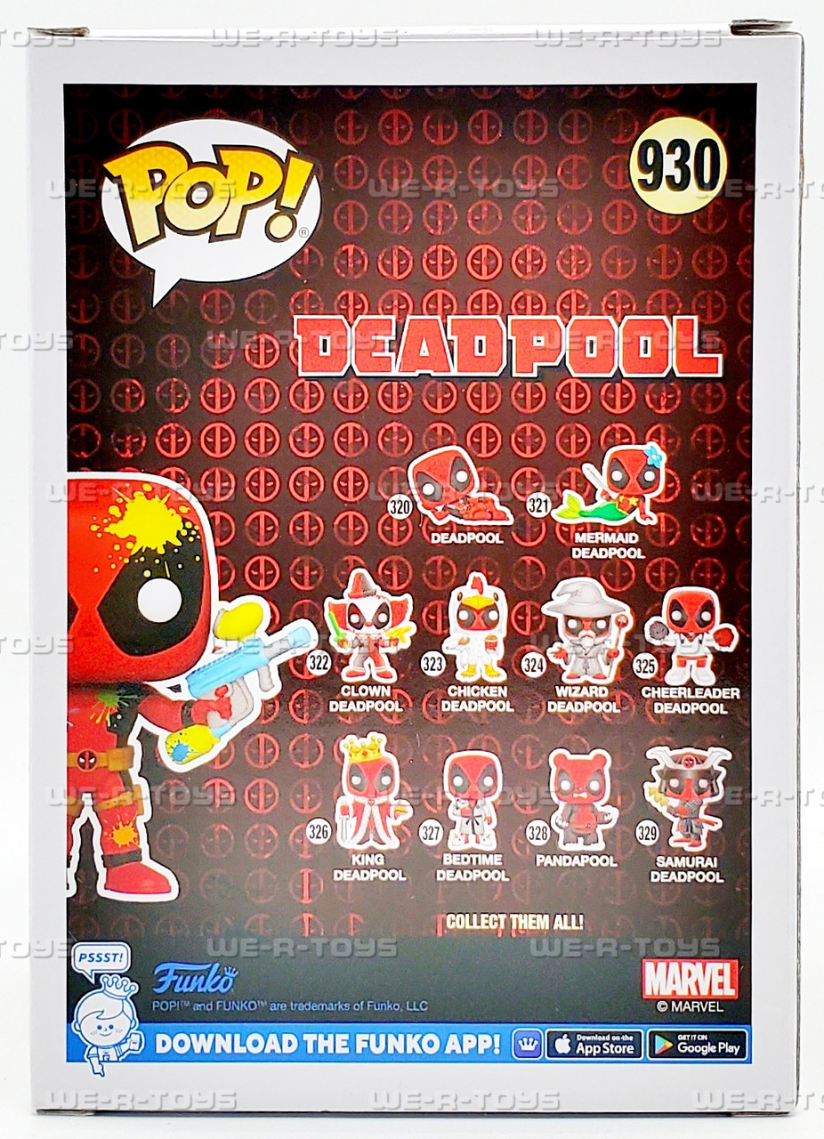 Funko POP! Marvel: Paintball Deadpool Only at GameStop : Funko POP! Marvel: Paintball Deadpool - Red Vinyl