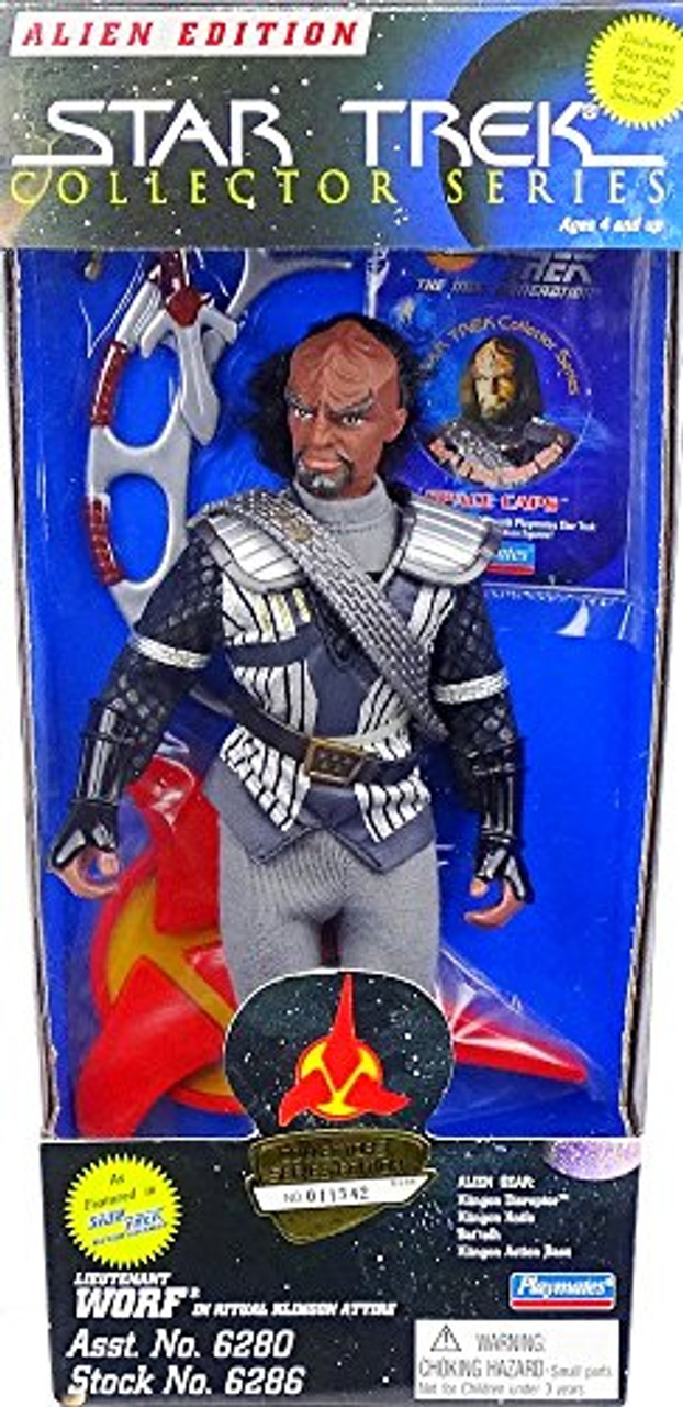 Star Trek 9 Inch Collector Series Lieutenant Worf in Ritual Klingon Attire for sale online 