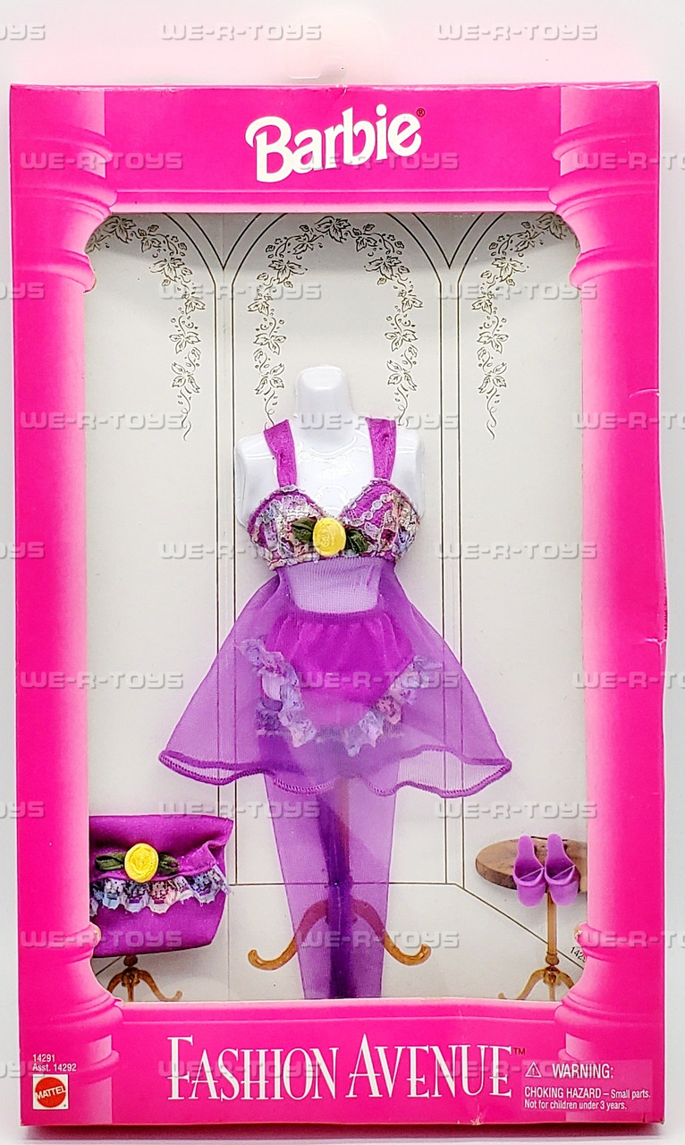 Barbie Fashion Avenue Purple Lingerie 1995 Mattel 14291 - We-R-Toys